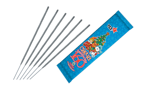  Бенгальские свечи 6 шт 160 мм в пакете  в Искитиме